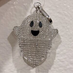 BRAND NEW- Bath and Body Works Rhinestone Ghost PocketBac Hand Sanitizer Holder